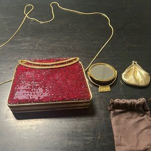 Judith Lieber Crystal shoulder or clutch evening bag